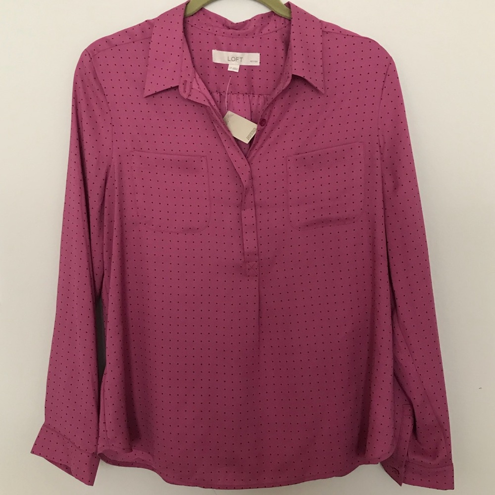 Loft long sleeve blouse
